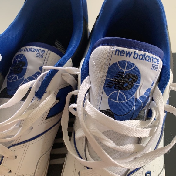 BEST DEAL! New Balance 550. 13US. Worn twice. *I would say they fit a size 12.5* - Picture 5 of 7